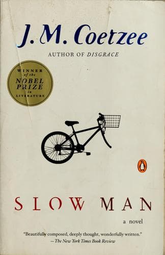 Cover of Slow man by J. M. Coetzee