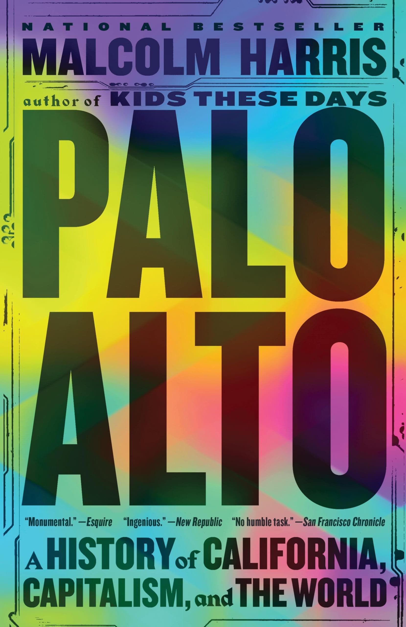 Cover of Palo Alto: A History of California, Capitalism, and the World by Malcolm Harris