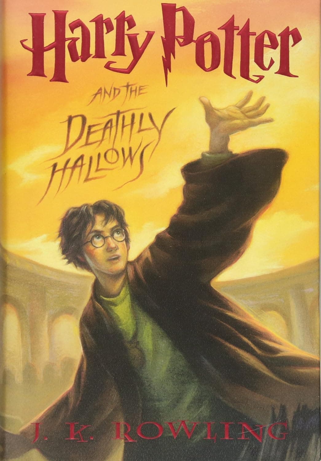 Cover of Harry Potter and the Deathly Hallows by J.K. Rowling