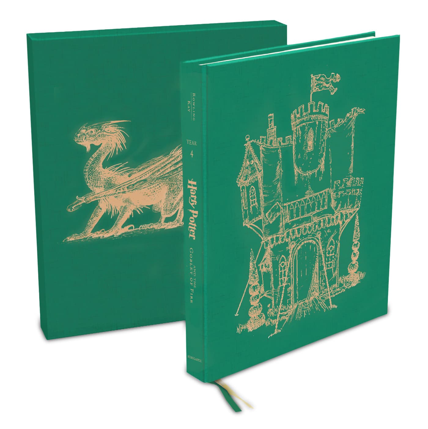 Cover of Harry Potter and the Goblet of Fire: The Illustrated Edition (Collector's Edition) by J.K. Rowling