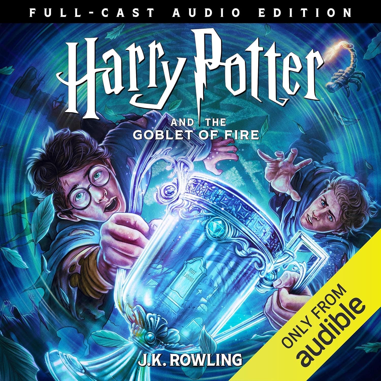 Cover of Harry Potter and the Goblet of Fire (Full-Cast Edition) by J.K. Rowling