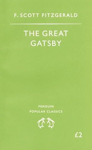 Cover of The Great Gatsby by F. Scott Fitzgerald