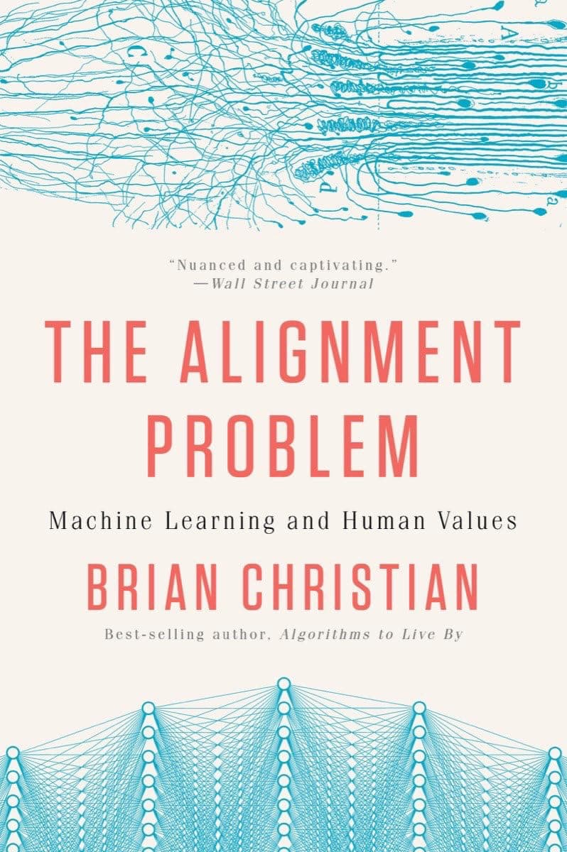 Cover of The Alignment Problem: Machine Learning and Human Values by Brian Christian