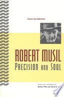 Cover of Precision and Soul by Robert Musil