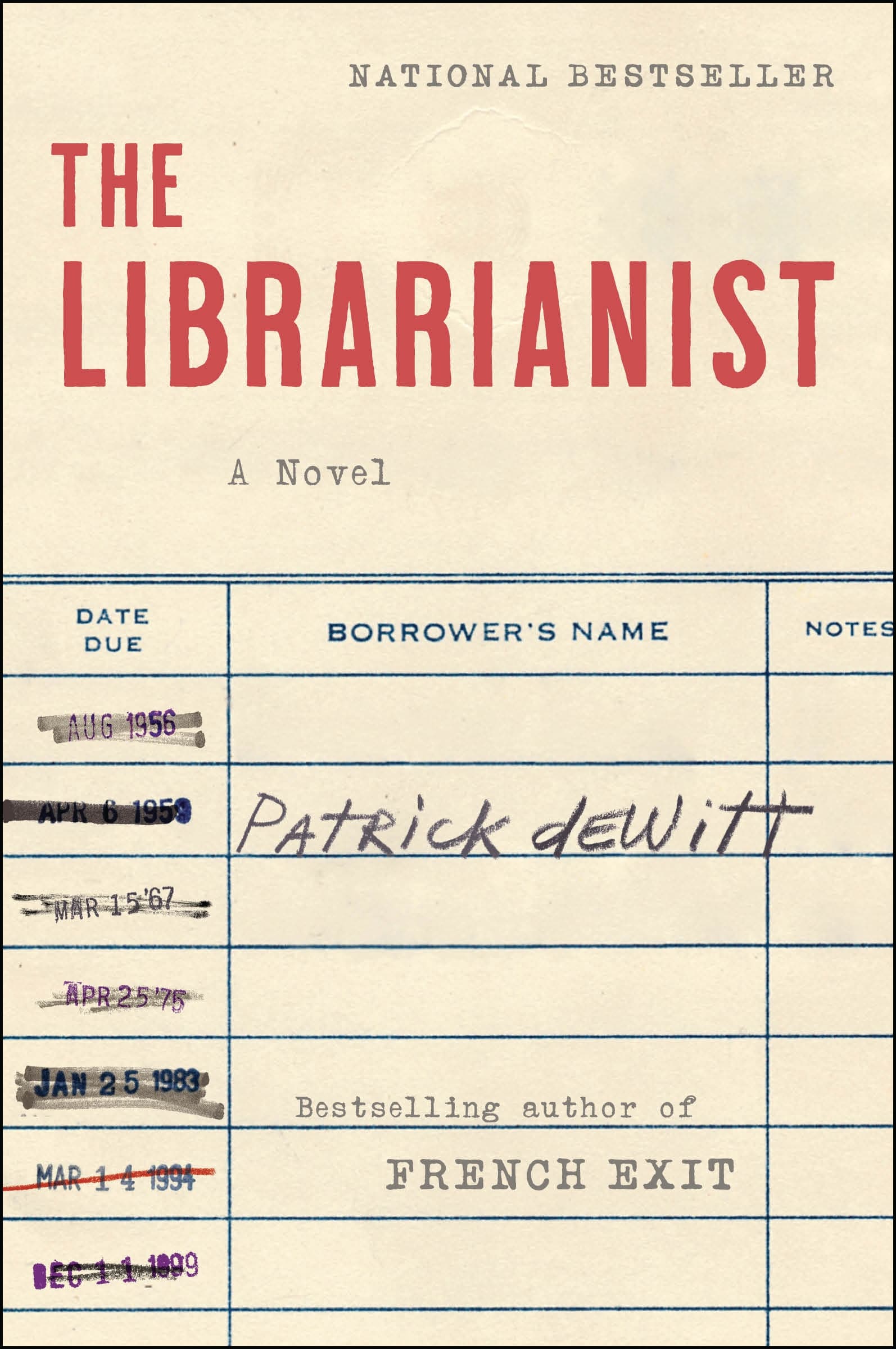 Cover of The Librarianist by Patrick deWitt