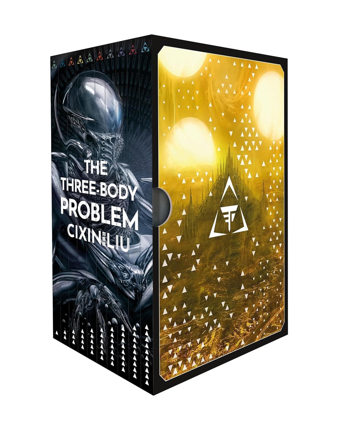 Cover of The Three-Body Problem: the epic 10-volume graphic novel boxset by Cixin Liu
