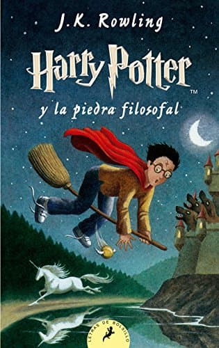 Cover of Harry Potter y la piedra filosofal by J.K. Rowling