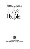 Cover of July's People by Nadine Gordimer