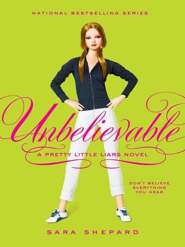 Cover of Unbelievable by Sara Shepard