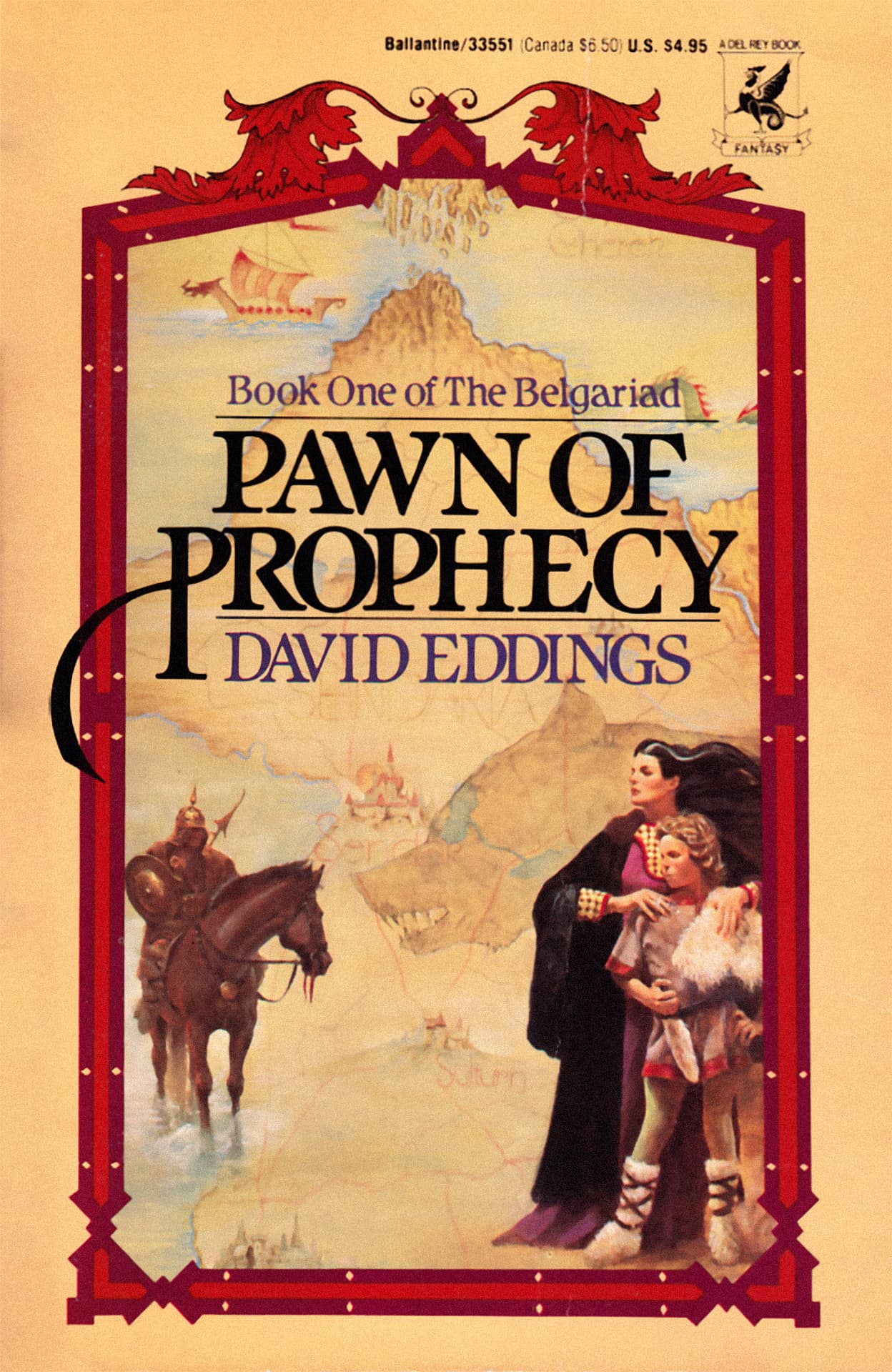 Cover of Pawn of Prophecy by David Eddings