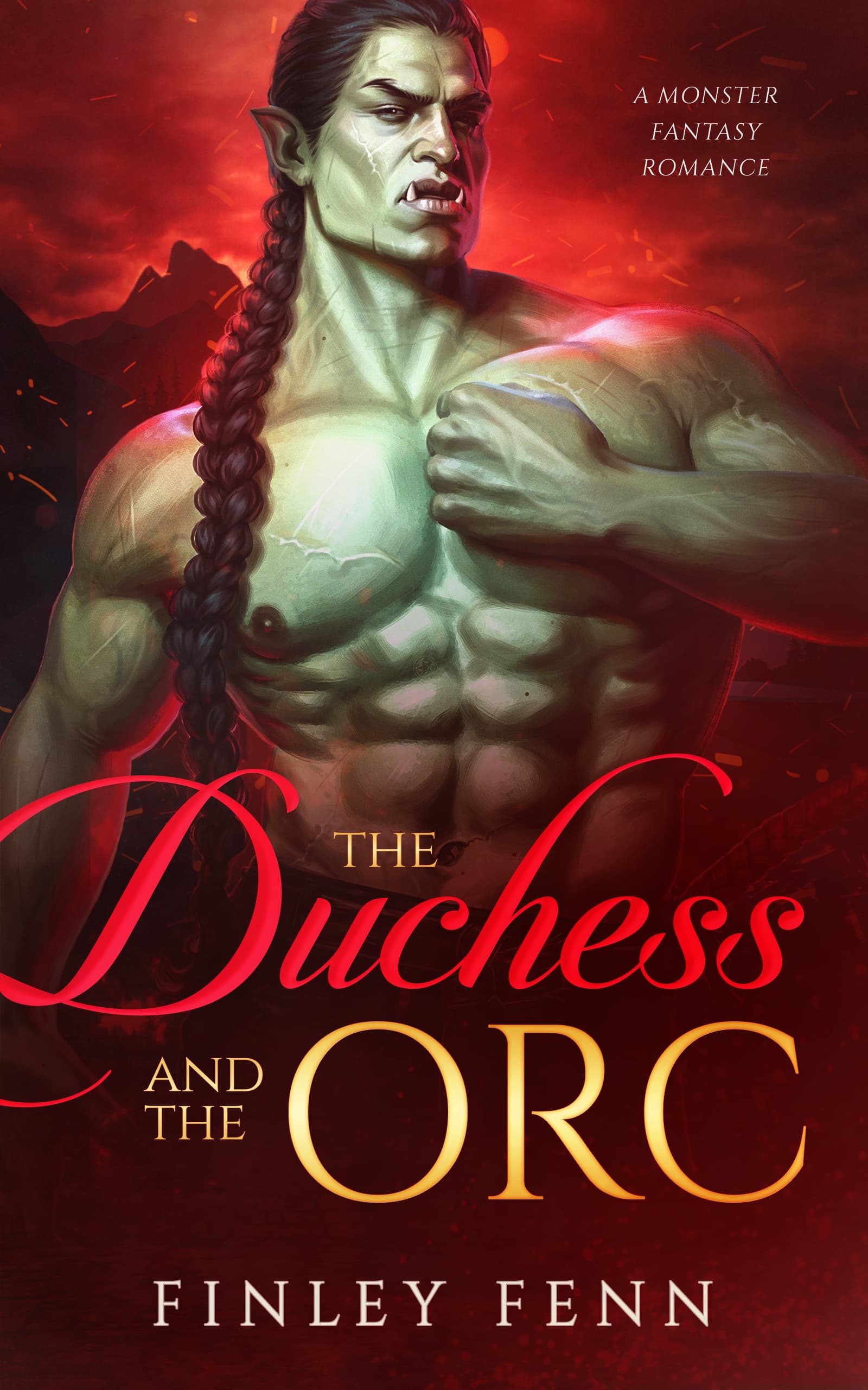Cover of The Duchess and the Orc by Finley Fenn