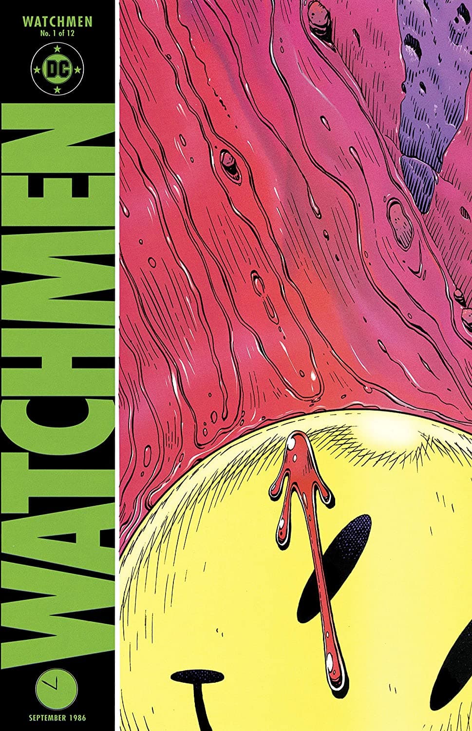 Cover of Watchmen #1 by Alan Moore