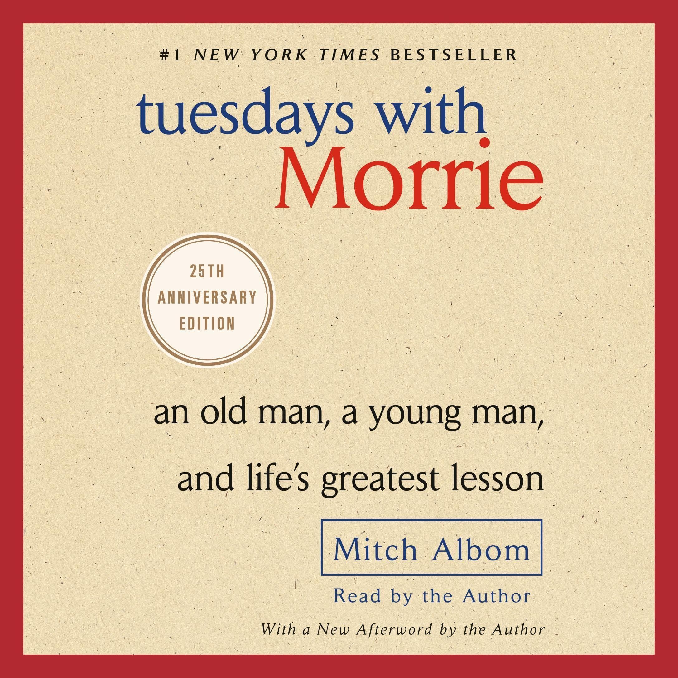 Cover of Tuesdays with Morrie by Mitch Albom