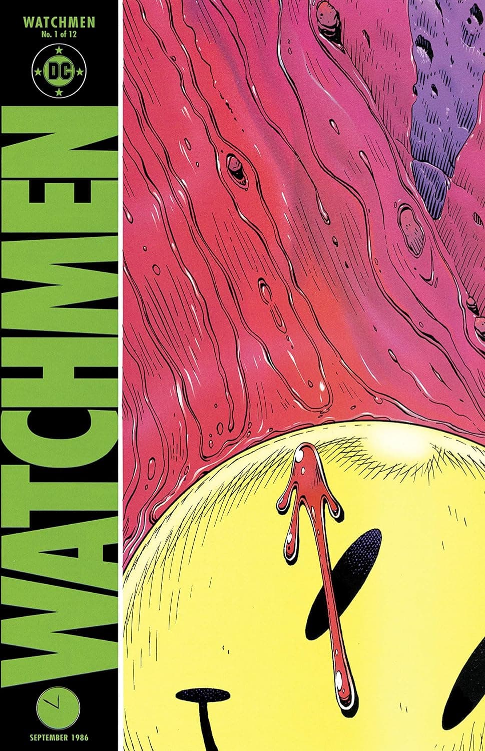 Cover of Watchmen #1: At Midnight, All the Agents... by Alan Moore