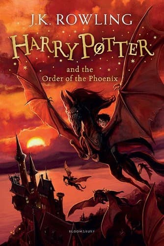 Cover of Harry Potter and the Order of the Phoenix by J.K. Rowling