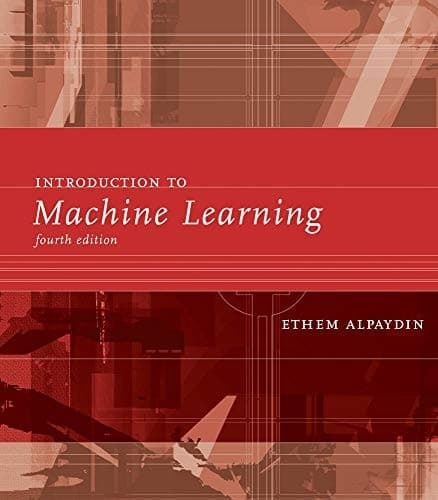 Cover of Introduction to Machine Learning by Ethem Alpaydin