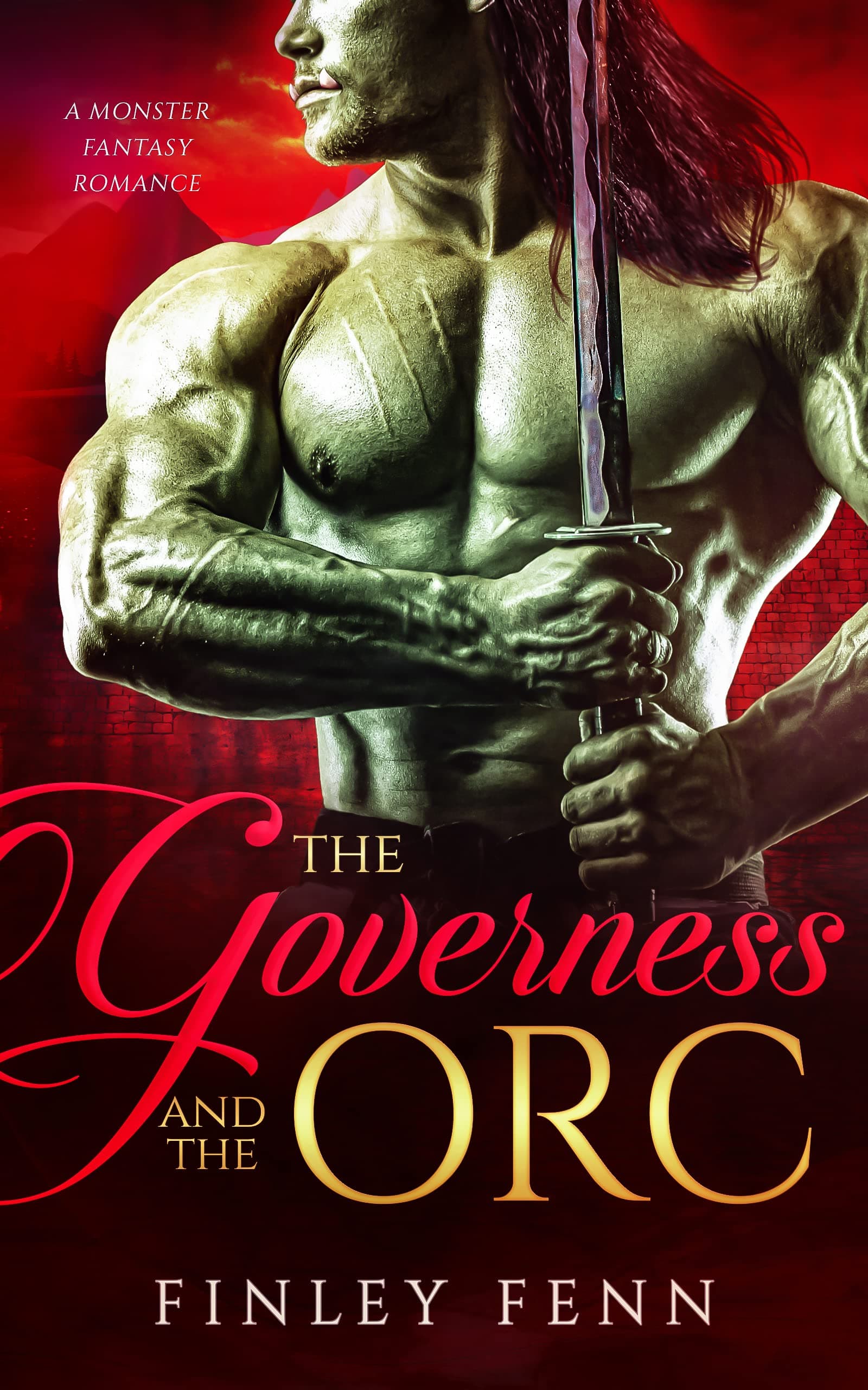 Cover of The Governess and the Orc by Finley Fenn