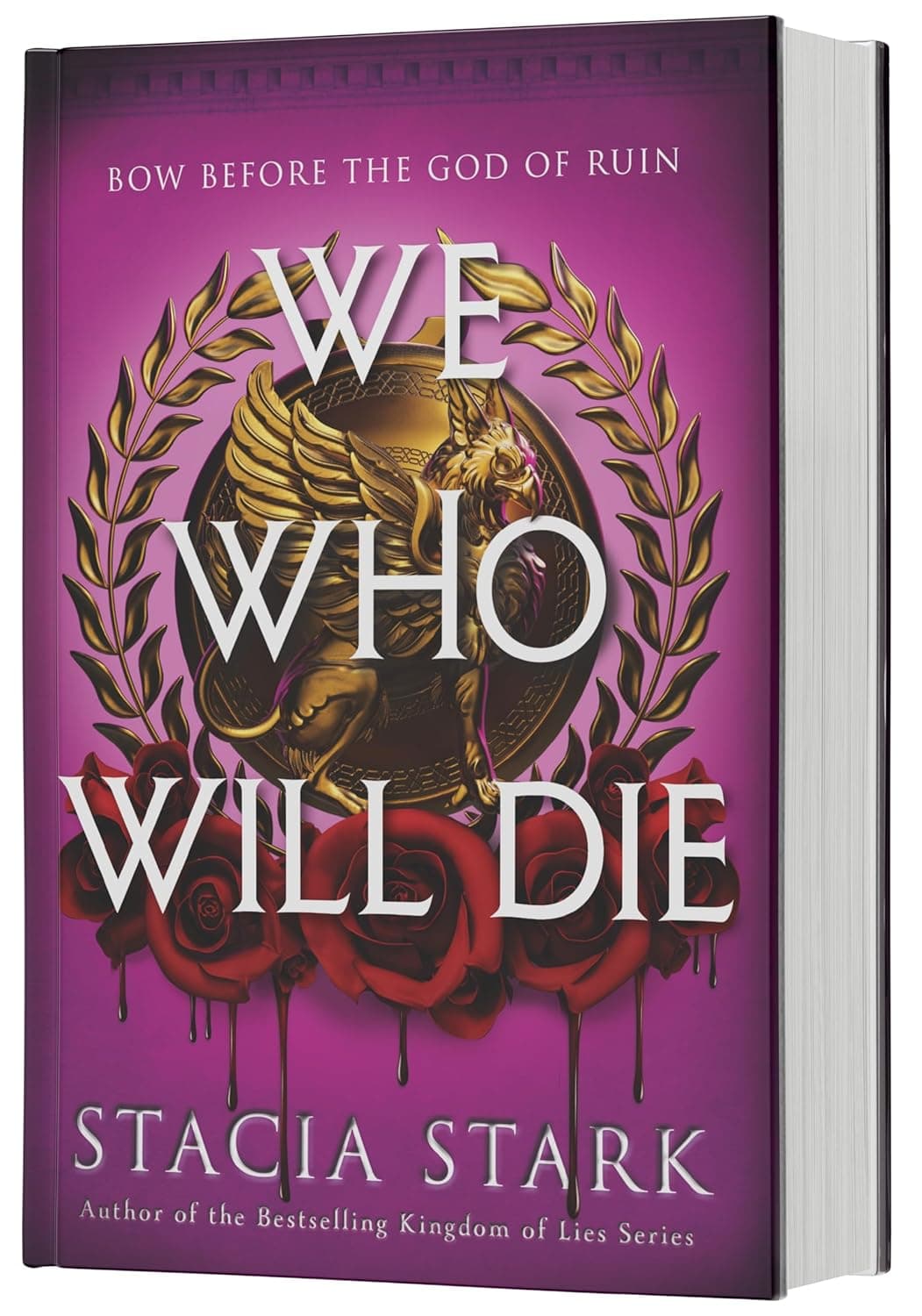 Cover of We Who Will Die: An Epic Romantasy of Forbidden Love, Deadly Secrets, and Vampires in a High-Stakes Arena, Discover a Vividly Reimagined Ancient Rome (Empire of Blood, 1) by Stacia Stark