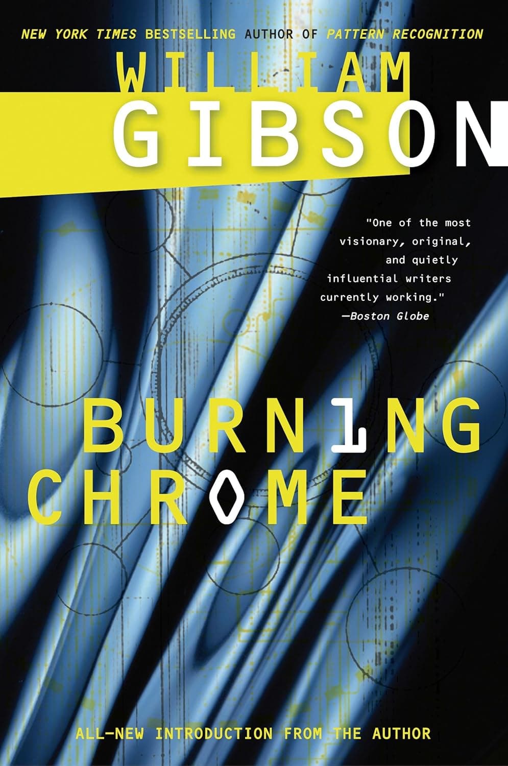 Cover of Burning Chrome by William Gibson