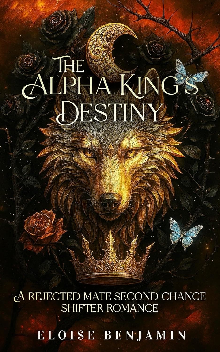 Cover of The Alpha King's Destiny: A Rejected Mate Second Chance Fated Mate Shifter Romance by Eloise Benjamin