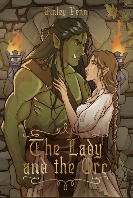 Cover of The Lady and the Orc by Finley Fenn