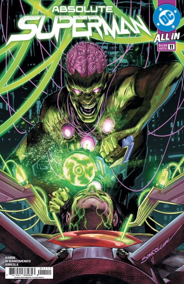 Cover of Absolute Superman #11 by Jason Aaron