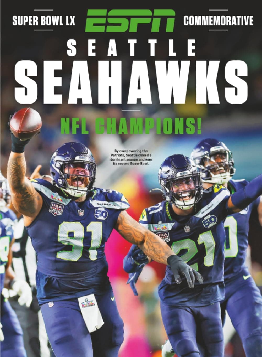 Cover of ESPN Seattle Seahawks Super Bowl Champions by The Editors of ESPN