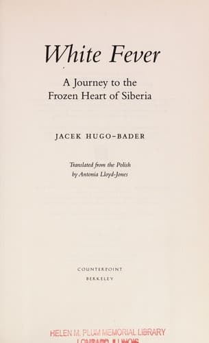 Cover of White fever by Jacek Hugo-Bader