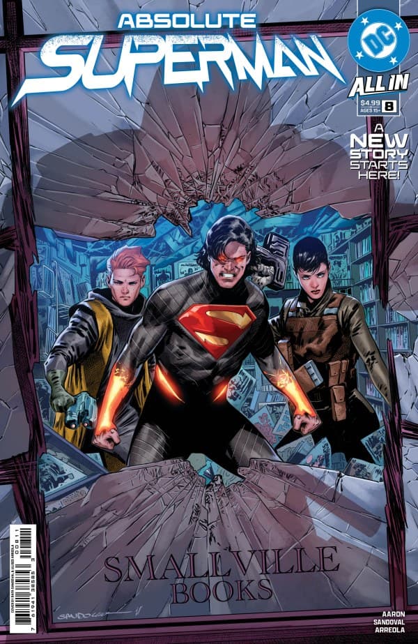 Cover of Absolute Superman #8 by Jason Aaron
