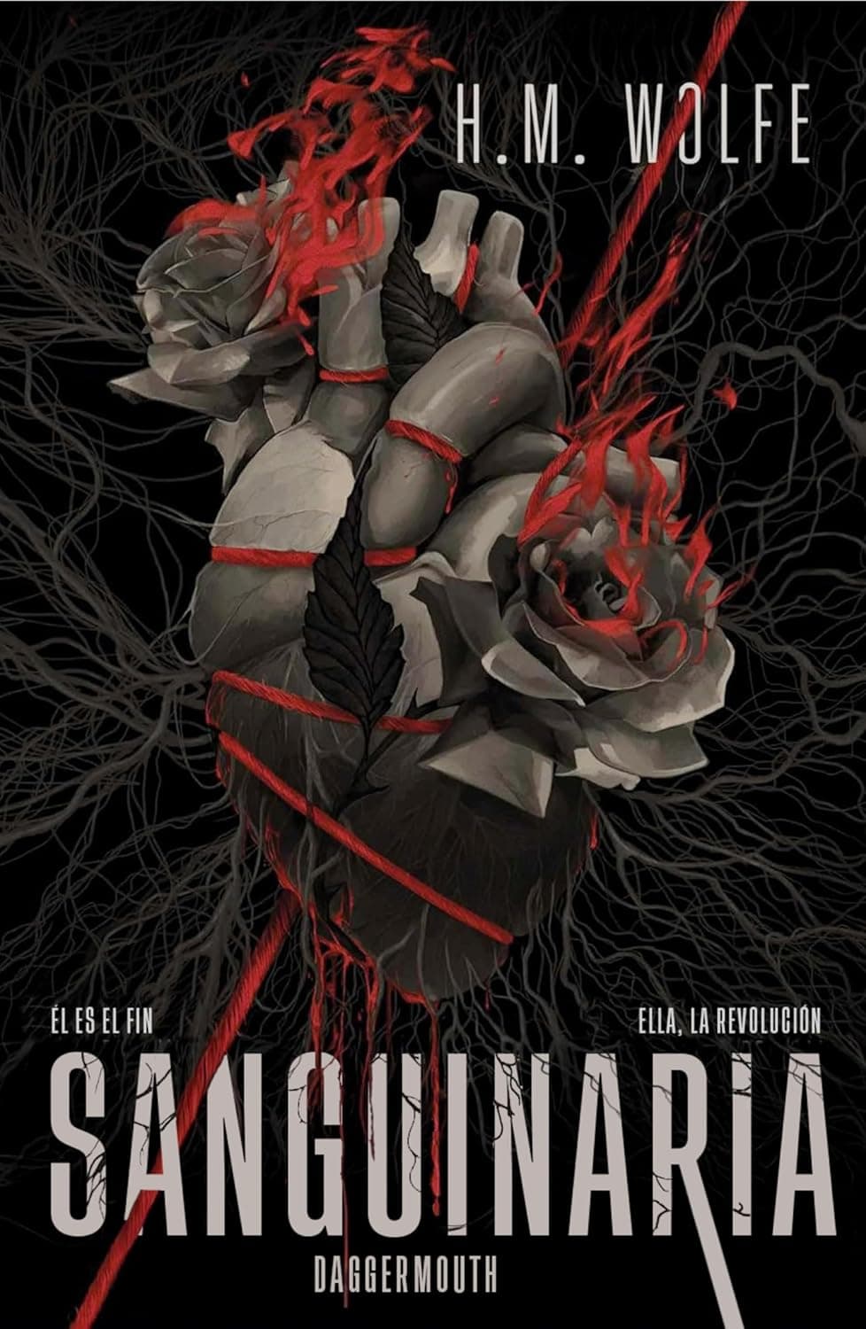 Cover of Sanguinaria (El Corazón 1) (Spanish Edition) by H.M. Wolfe