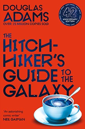 Cover of The Hitchhiker's Guide to the Galaxy by Douglas Adams
