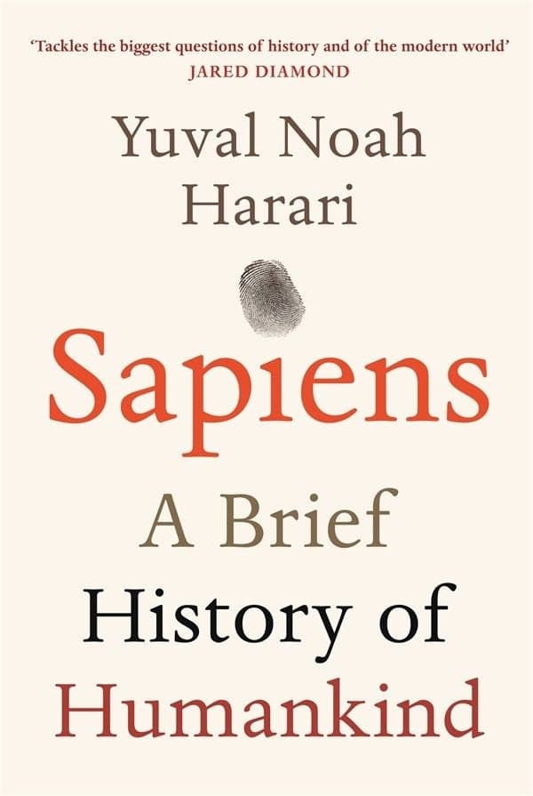Cover of Sapiens: A Brief History of Humankind by Yuval Noah Harari