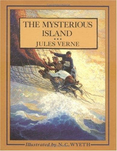 Cover of The Mysterious Island by Jules Verne