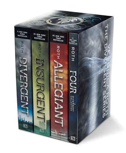 Cover of Divergent Series Four-Book Paperback Box Set: Divergent, Insurgent, Allegiant, Four by Veronica Roth