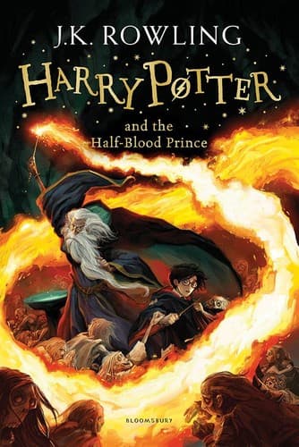 Cover of Harry Potter and the Half-Blood Prince by J.K. Rowling