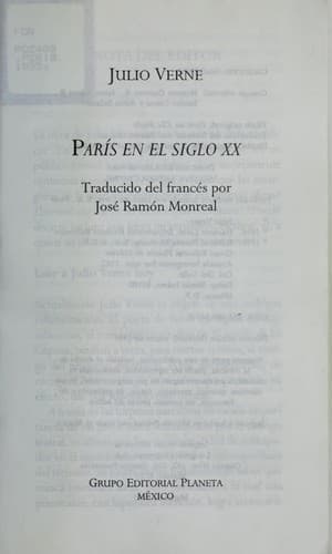 Cover of Paris in the Twentieth Century by Jules Verne