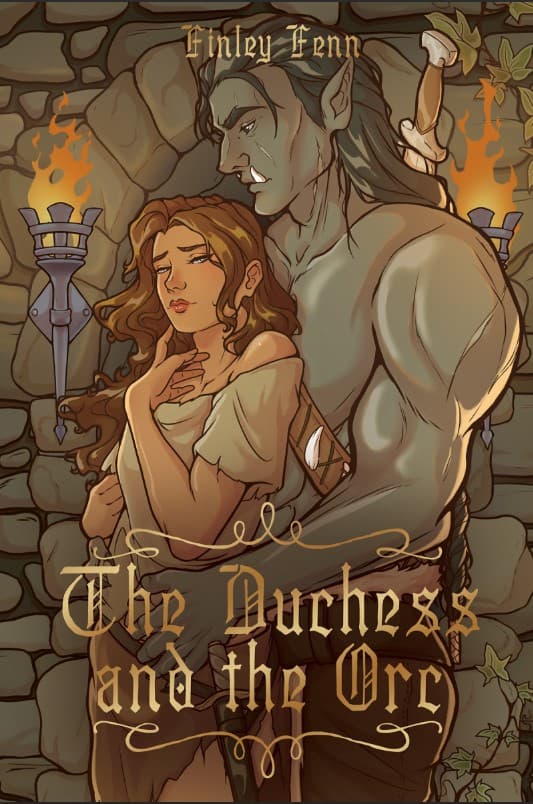 Cover of The Duchess and the Orc by Finley Fenn