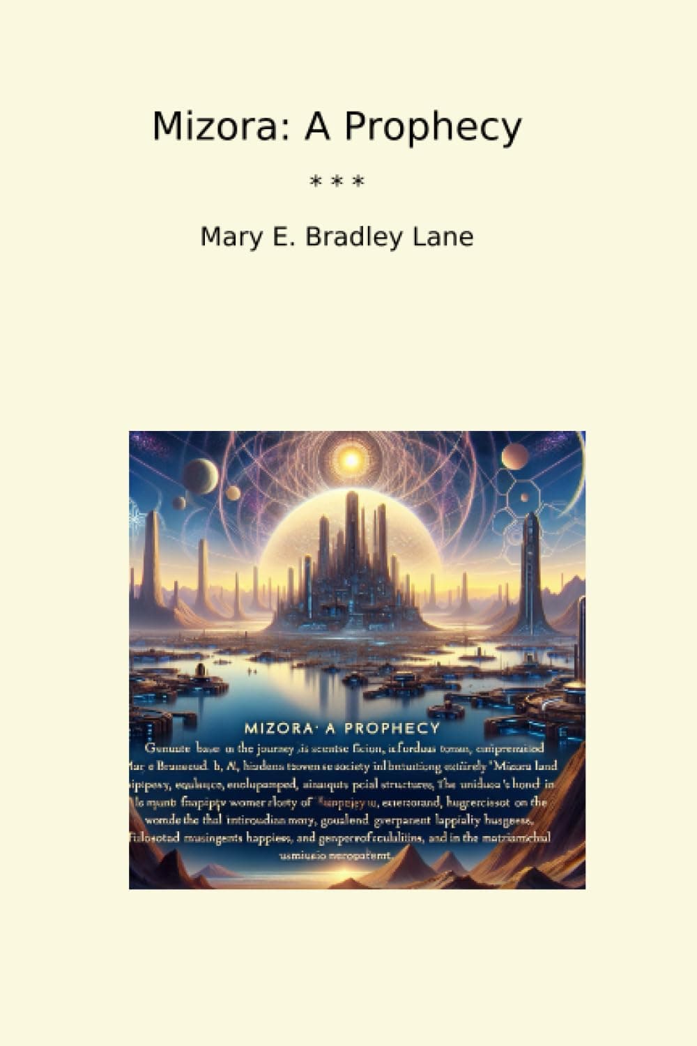 Cover of Mizora: A Prophecy by Mary E. Bradley Lane