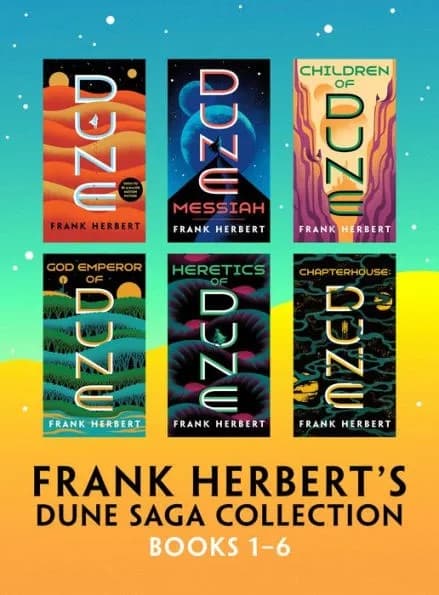 Cover of Frank Herbert's Dune Saga Collection by Frank Herbert