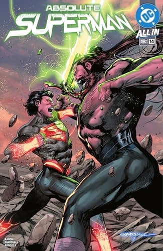 Cover of Absolute Superman #14 by Jason Aaron
