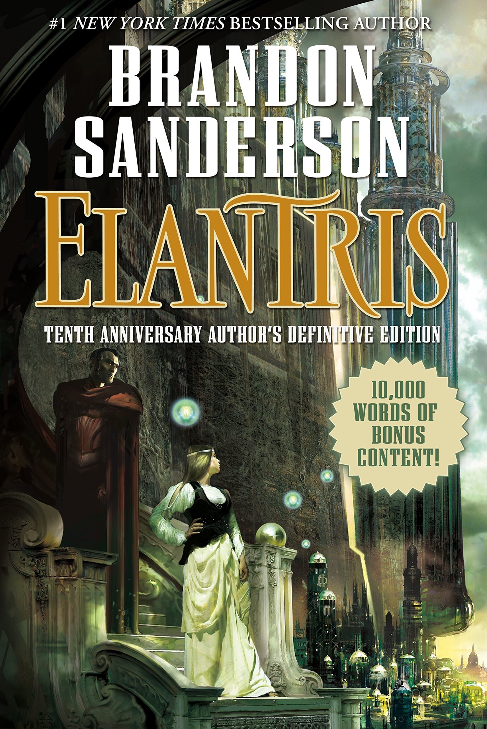 Cover of Elantris by Brandon Sanderson