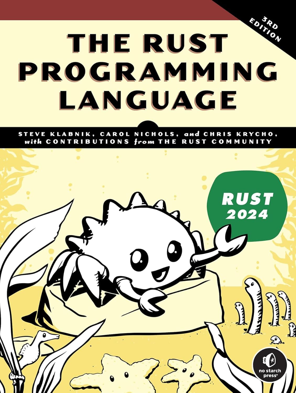 Cover of The Rust Programming Language, 3rd Edition by Steve Klabnik
