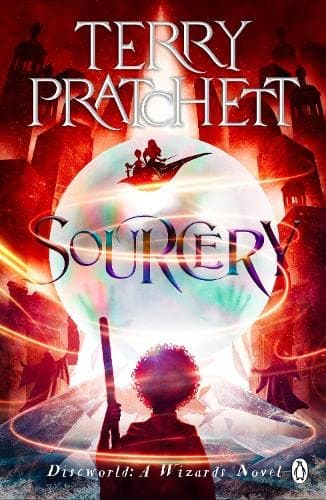 Cover of Sourcery by Terry Pratchett