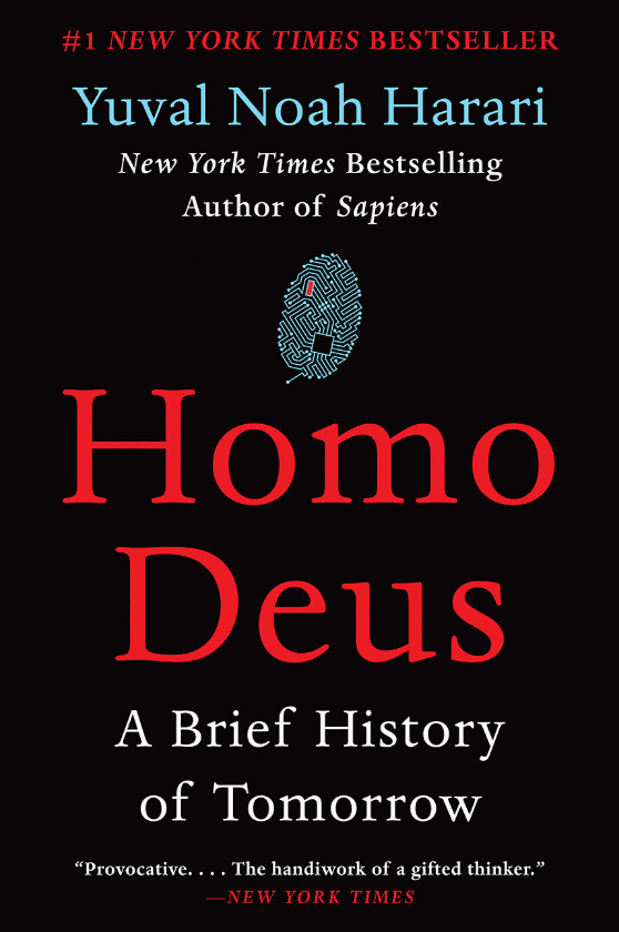 Cover of Homo Deus: A Brief History of Tomorrow by Yuval Noah Harari