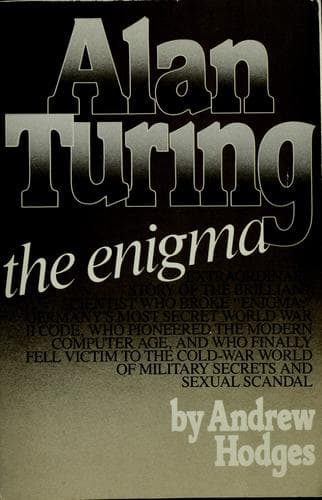 Cover of Alan Turing: the enigma by Andrew Hodges