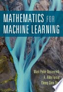 Cover of Mathematics for Machine Learning by Marc Peter Deisenroth