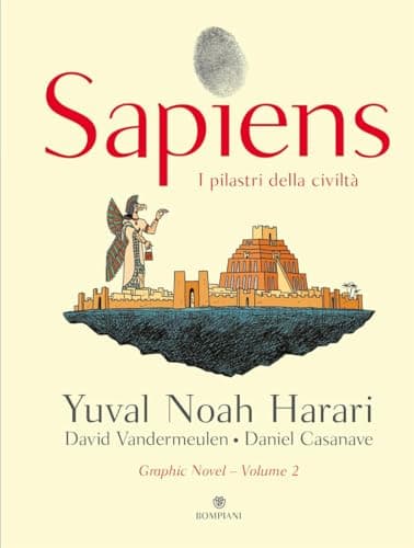 Cover of Sapiens. Volume 2. I pilastri della civiltà. Graphic Novel by David Vandermeulen
