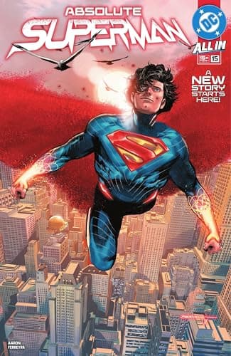 Cover of Absolute Superman #15 by Jason Aaron