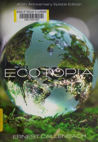 Cover of Ecotopia by Ernest Callenbach
