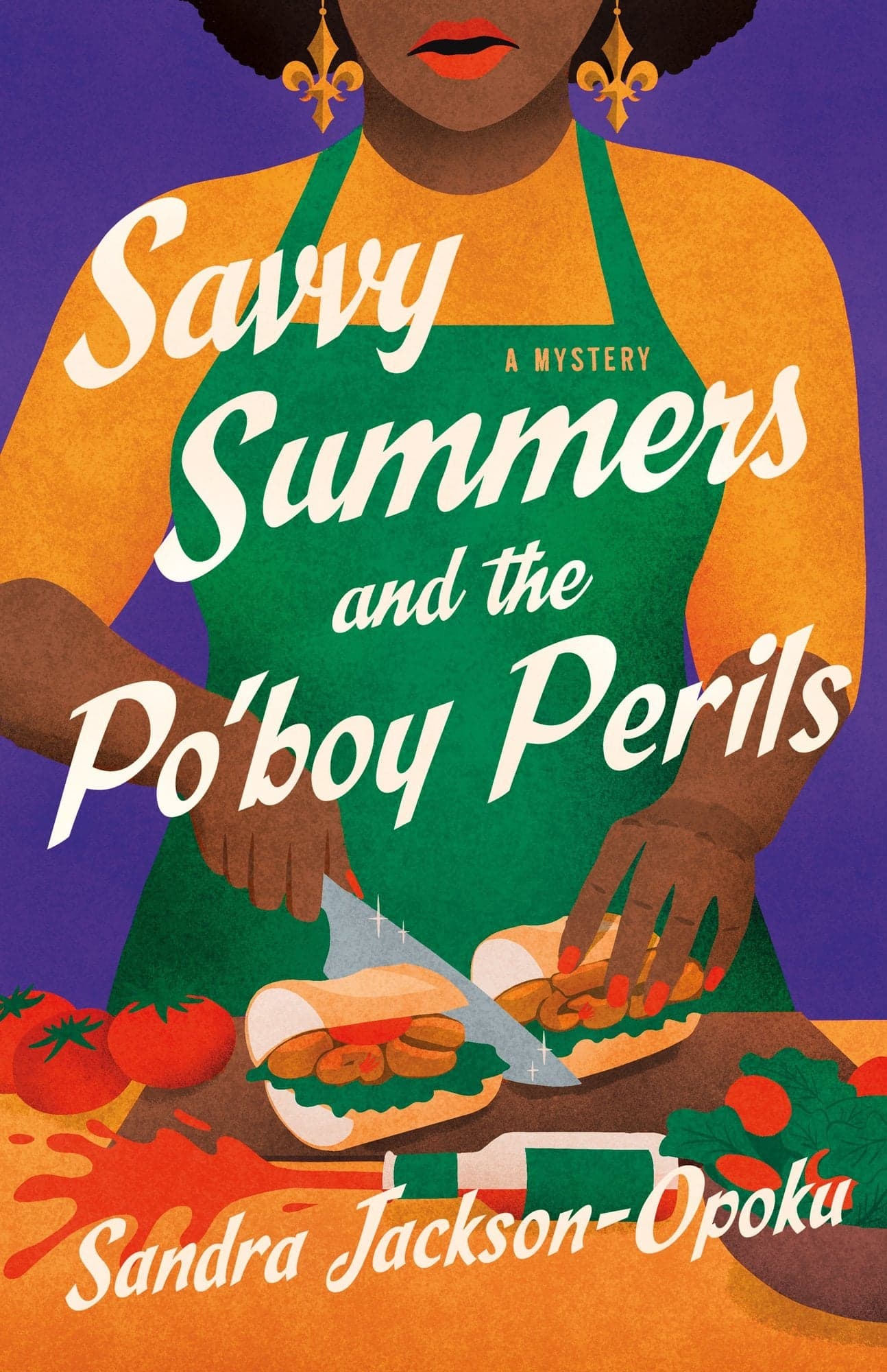 Cover of Savvy Summers and the Po'boy Perils by Sandra Jackson-Opoku